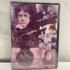 The‎ Theosophical Society 2 Dvd Roms (computer use) Oddity Weird Stuff